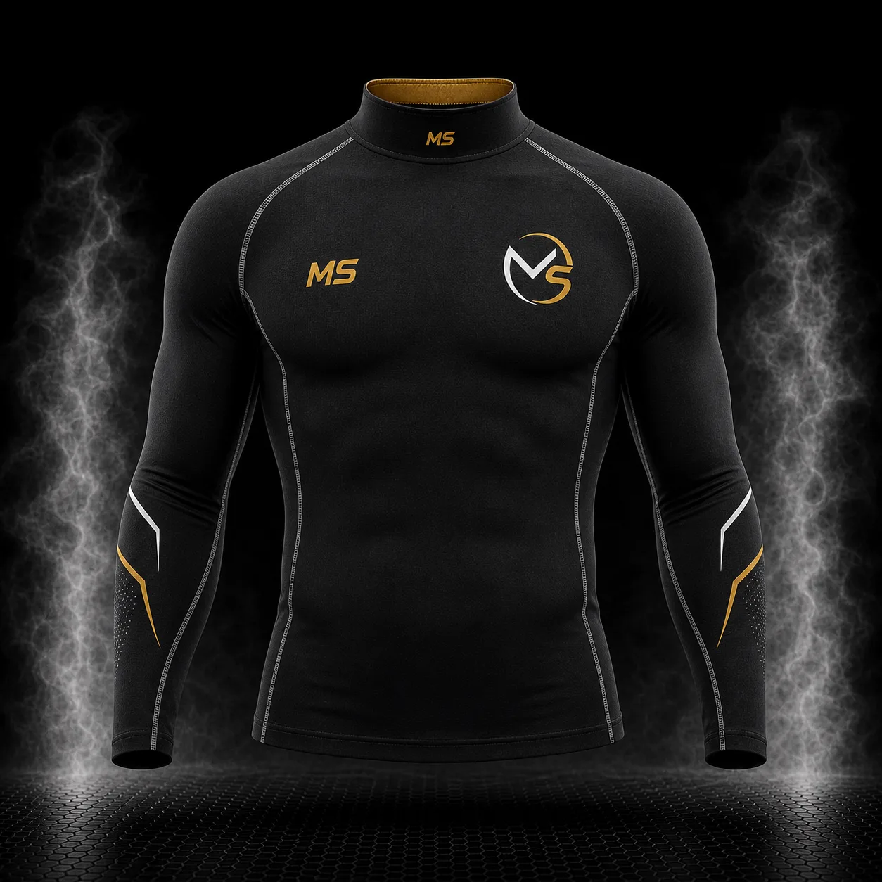 Mock Neck Compression Top
