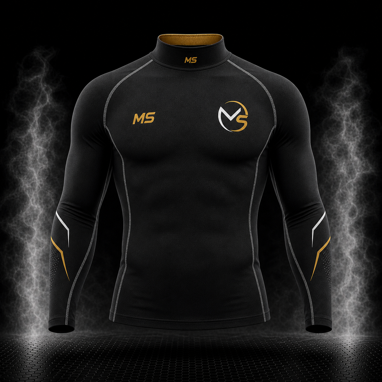 Mock Neck Compression Top