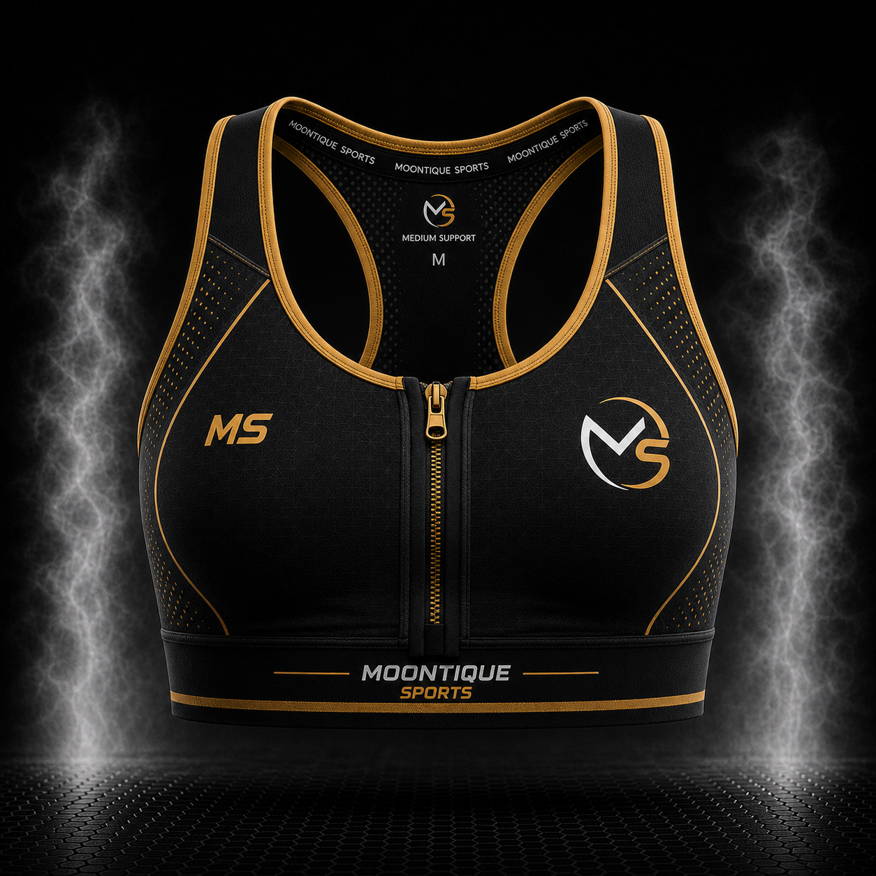 Zip-Front Training Bra