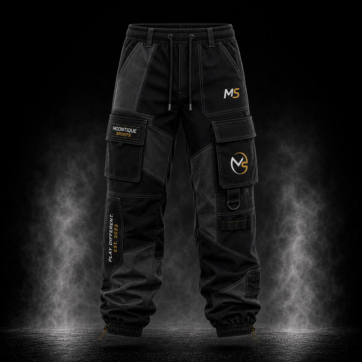 Patchwork Cargo Pants