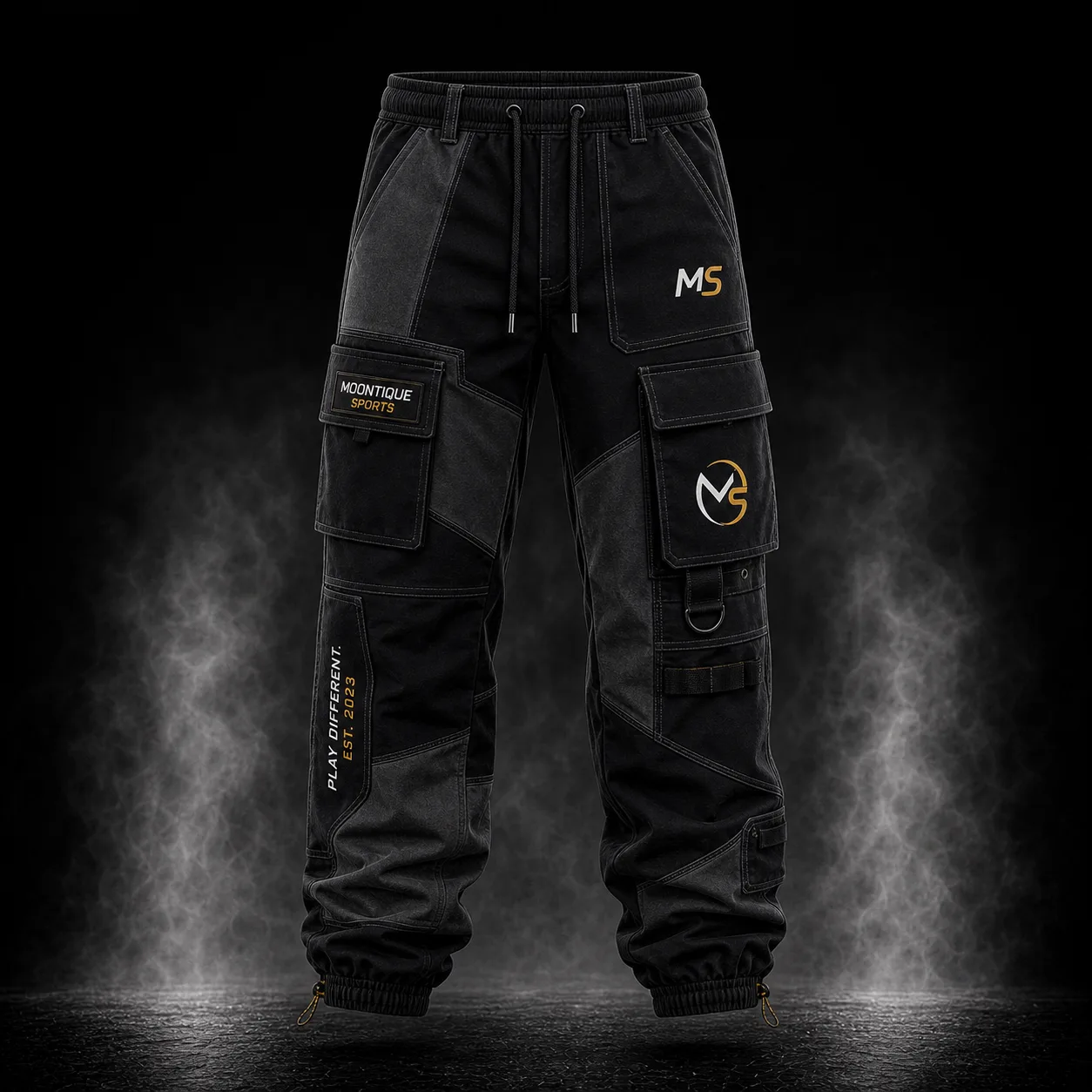 Patchwork Cargo Pants