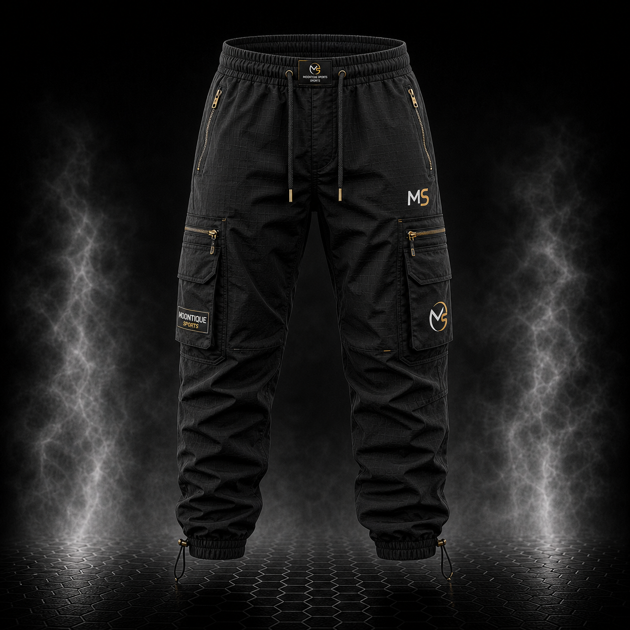 Nylon Utility Cargo Pants