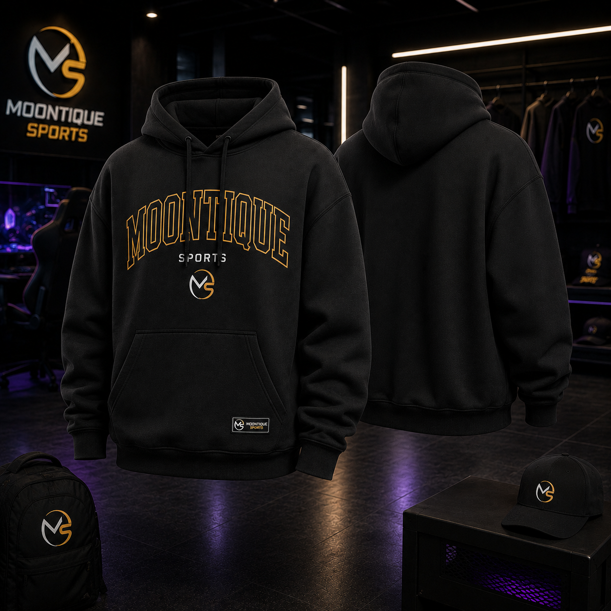 Street Arch Pullover Hoodie