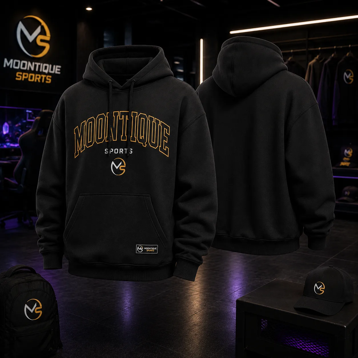 Street Arch Pullover Hoodie