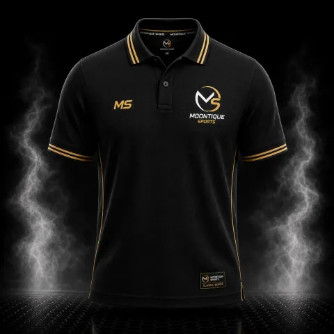 Stripe Collar Polo – custom polo shirt