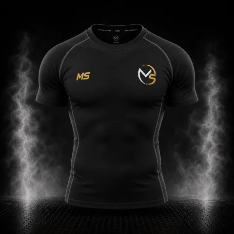 Short Sleeve Compression Tee – custom compression top