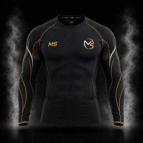 Long Sleeve Compression Top – custom compression top
