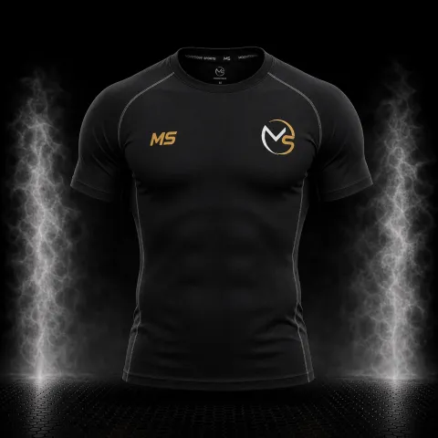 Athletic Compression Tee – custom compression top