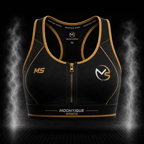 Zip-Front Training Bra – custom sports bra