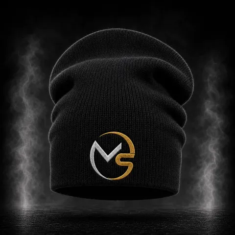 Slouch Knit Beanie – custom custom cap