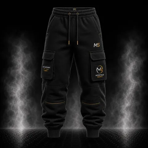 Fleece Cargo Joggers – custom cargo pant